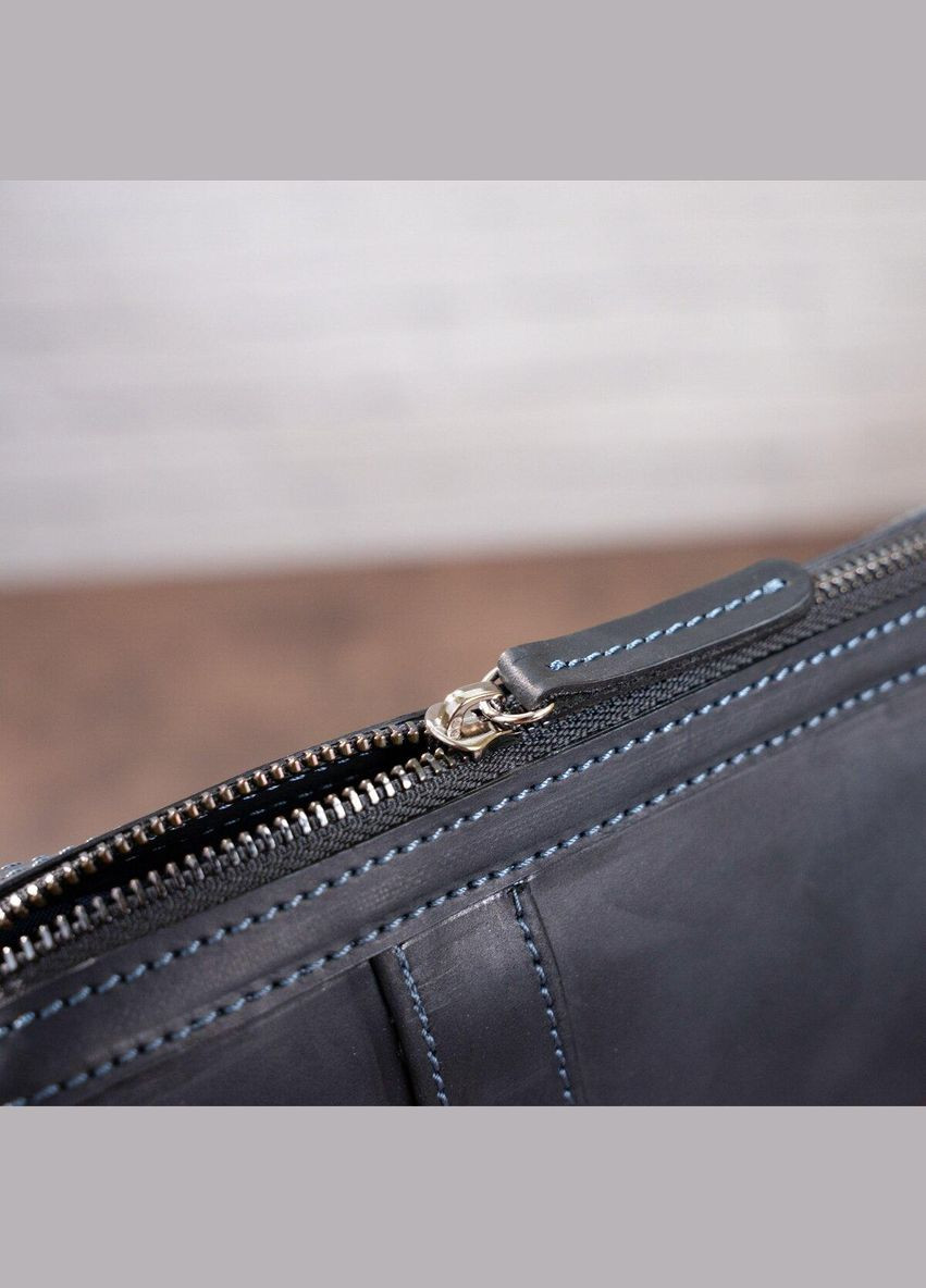 Сумка мужская 11098 кожаная Черная Shvigel (298570553)