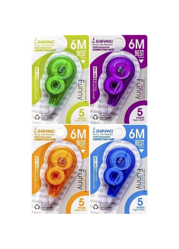 Корректор стрічковий, 6 м х 5 мм BA-Hang No Brand (342417856)