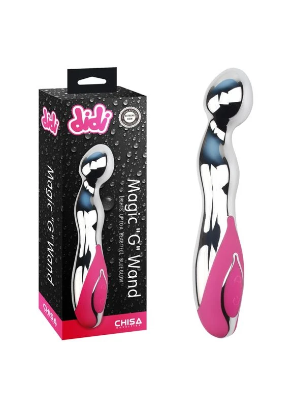 Зеркальный вибратор приятной формы Didi Magic G Wand Chisa (381047087)