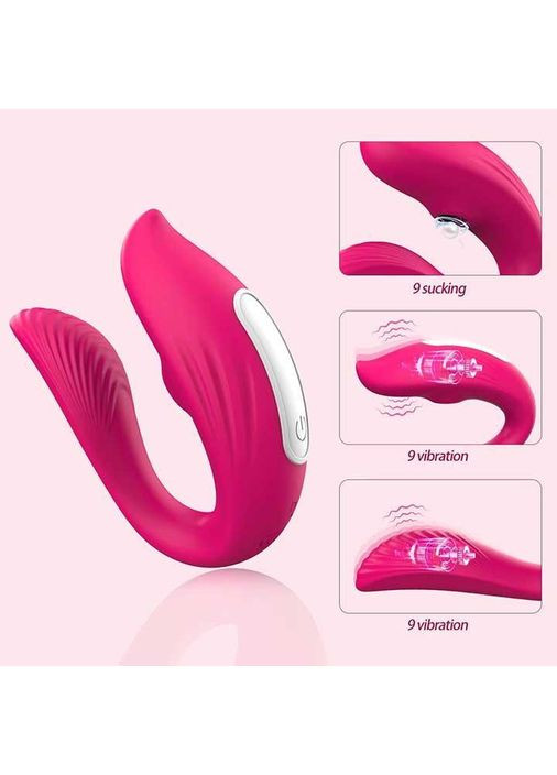 Вакуумний смарт вібратор для пар Love Spouse (366732752)