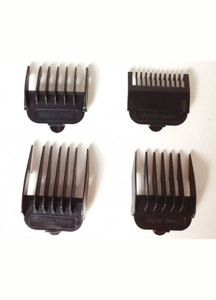 Профессиональная машинка для стрижения волос 4 насадки MP-7672 Pro + Ножницы Maxtop (365752145)