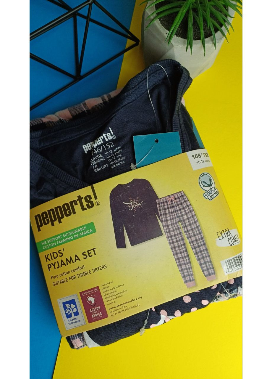 Комбинированная всесезон фирменная пижама детская 134/140 Pepperts