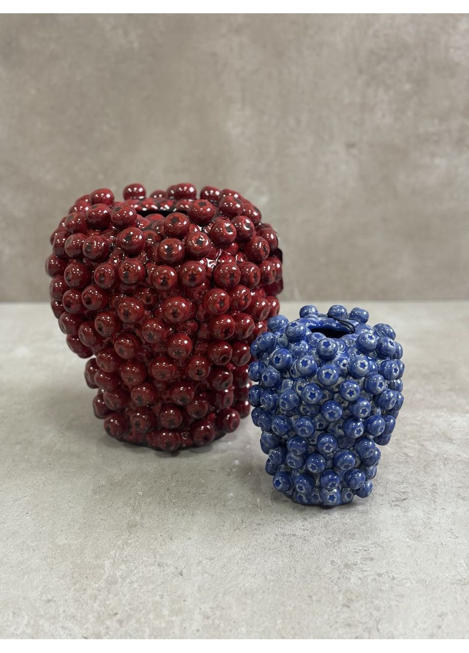 Ваза с джетфруктами эксклюзивная ручная работа зеленого цвета высота 30 см (5741176) Light&Living (365824565)