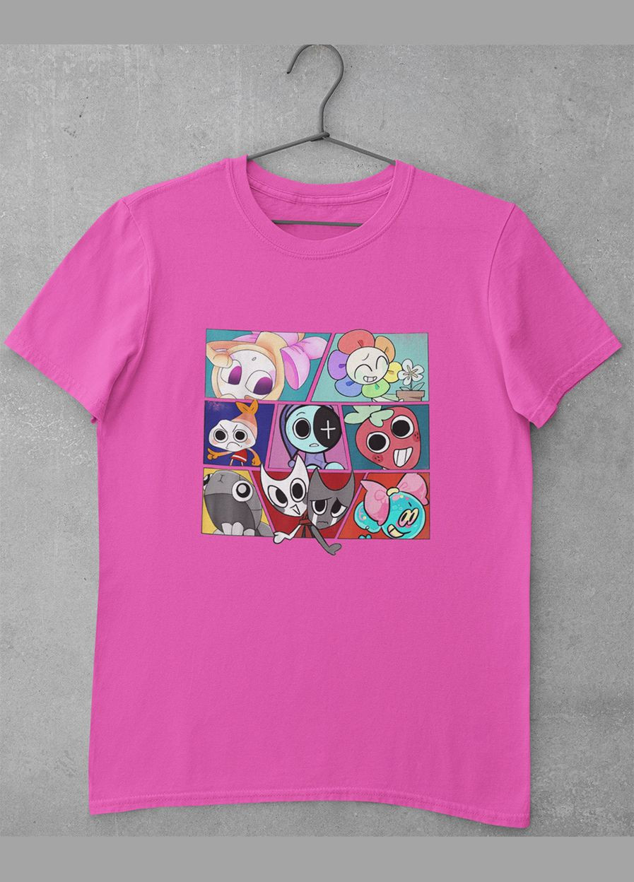 Розовая детская футболка для девочек dandy's world No Brand