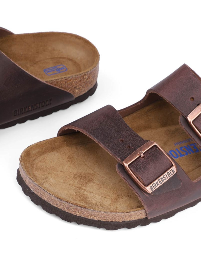 Чоловічі Шльопанці 452763 Бежевий Шкіра Birkenstock (292398155)