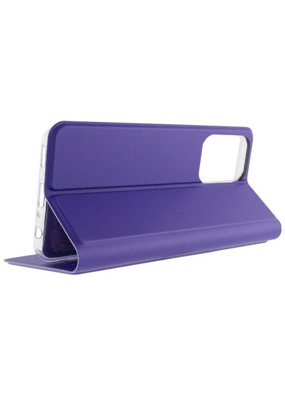 Шкіряний чохол-книжка Elegant для TECNO Camon 19 Фіолетовий Getman (337516047)