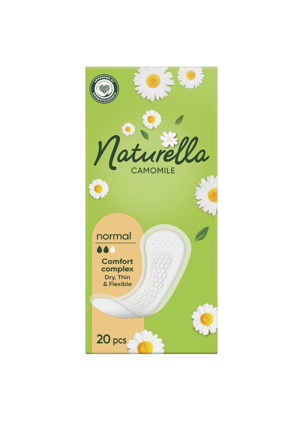 Щоденні прокладки Normal Camomile 20 шт Naturella (304430776)