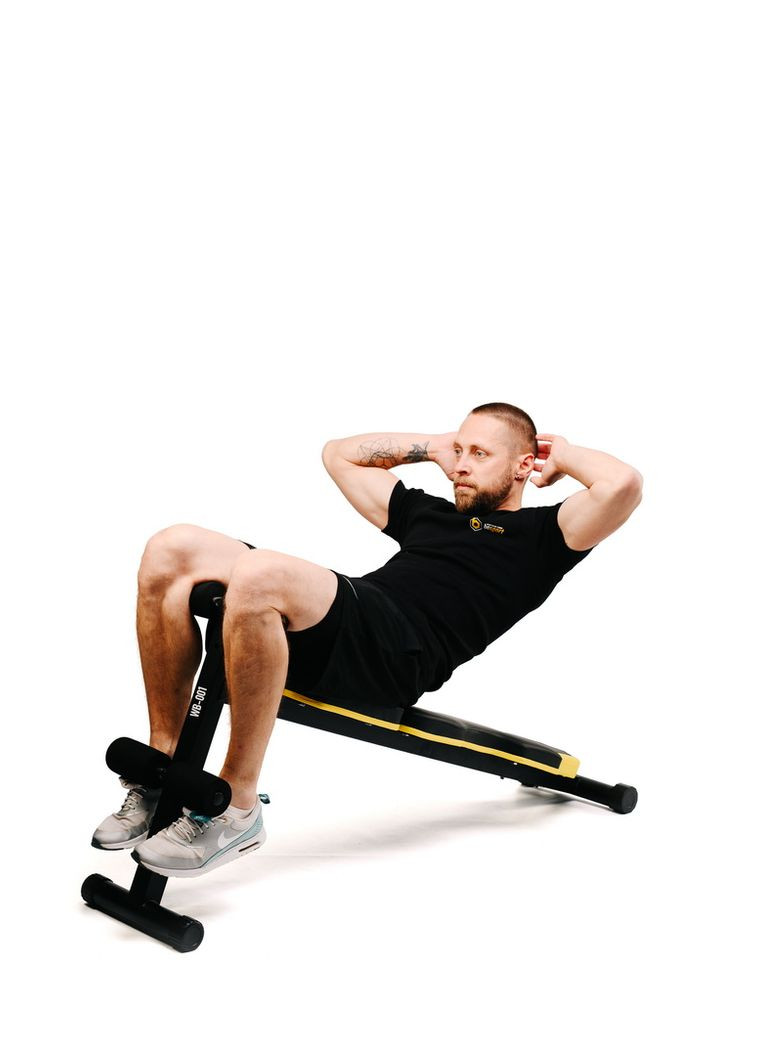 Скамейка тренировочная WB-001 для пресса. Besport (365718086)