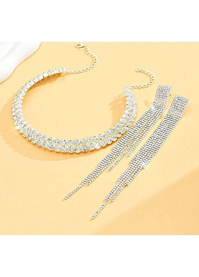 Набор прикрас колье-чокер та сережки No Brand (365301778)