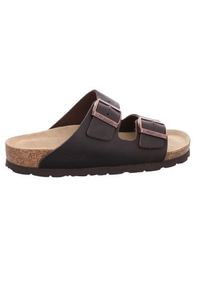 Цветные женские шлепанцы alba темно коричневый 5577 72 (германия) ( ) Rohde