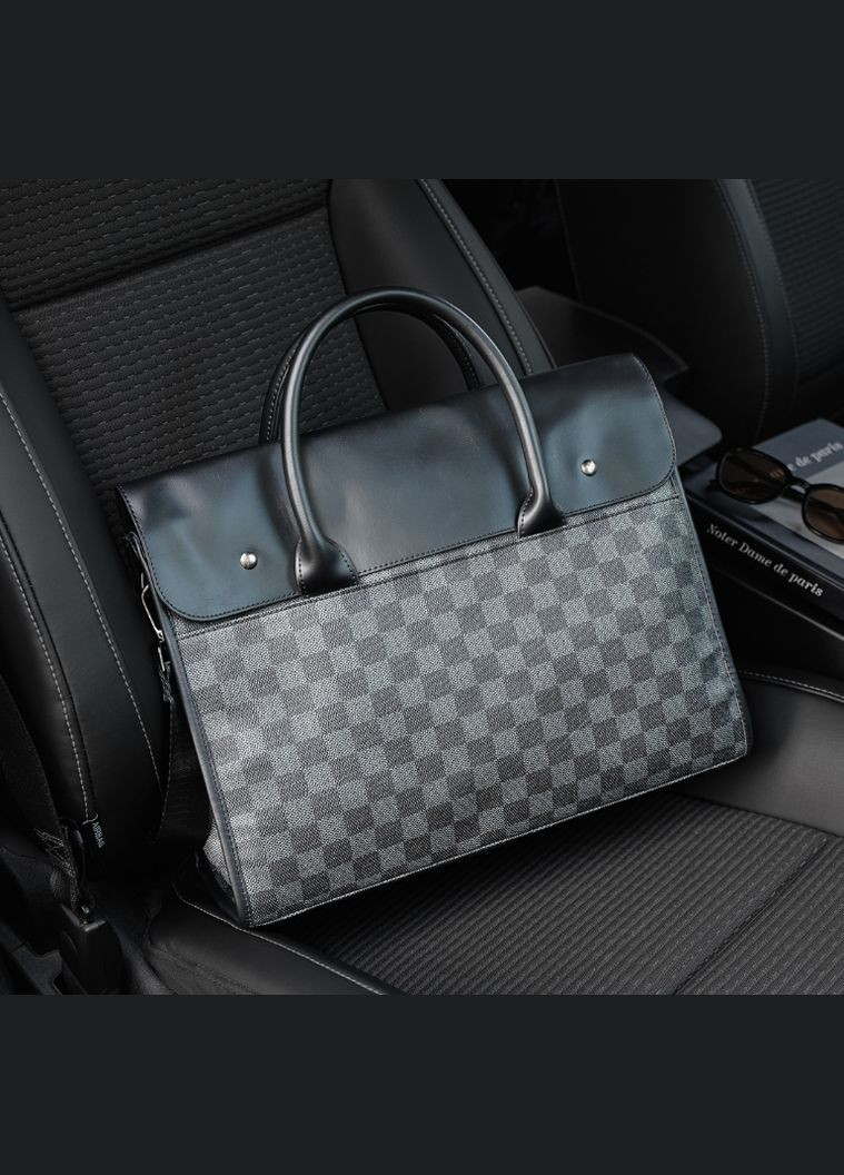 Чоловічий діловий портфель для документів стиль Луї Вітон карта, офісна сумка чоловіча No Brand (334731081)