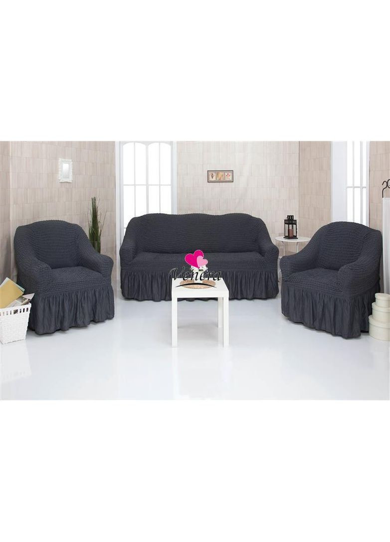 Універсальні чохли на диван + 2 крісла Venera (372713012)