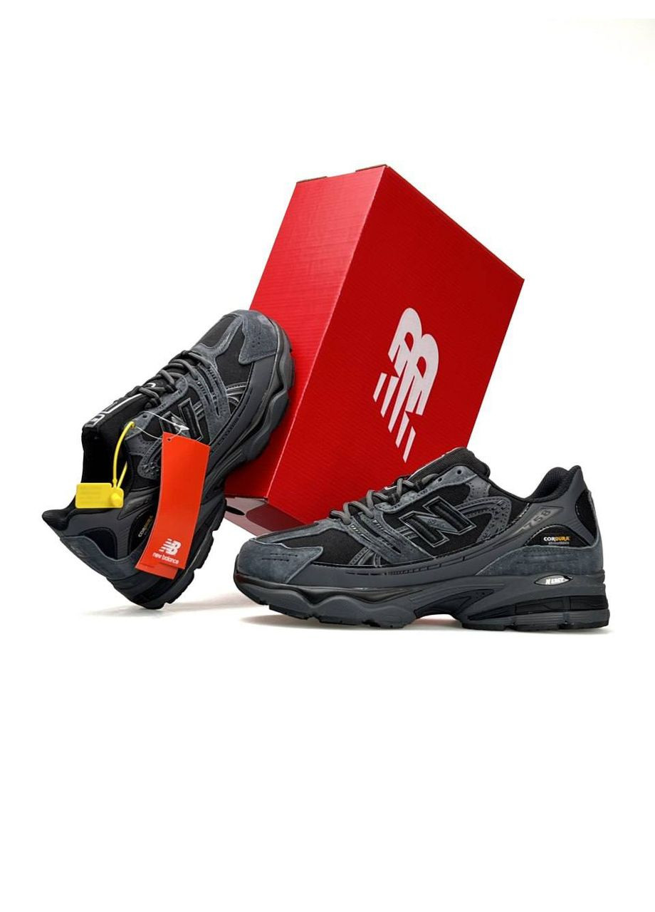 Сірі Осінні кросівки чоловічі new balance No Brand 758 GTX Dark Grey Black