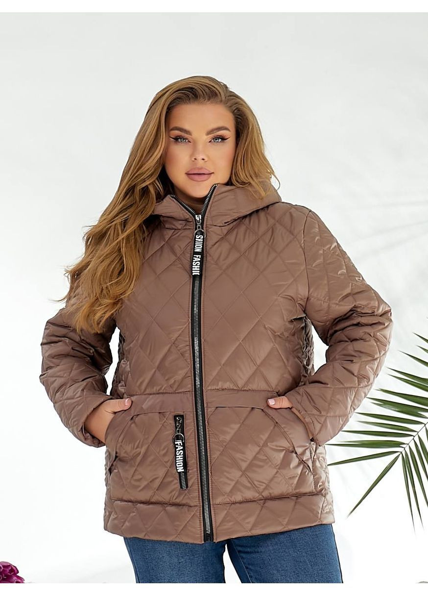 Коричнева демісезонна жіноча куртка Asi.Store.ua