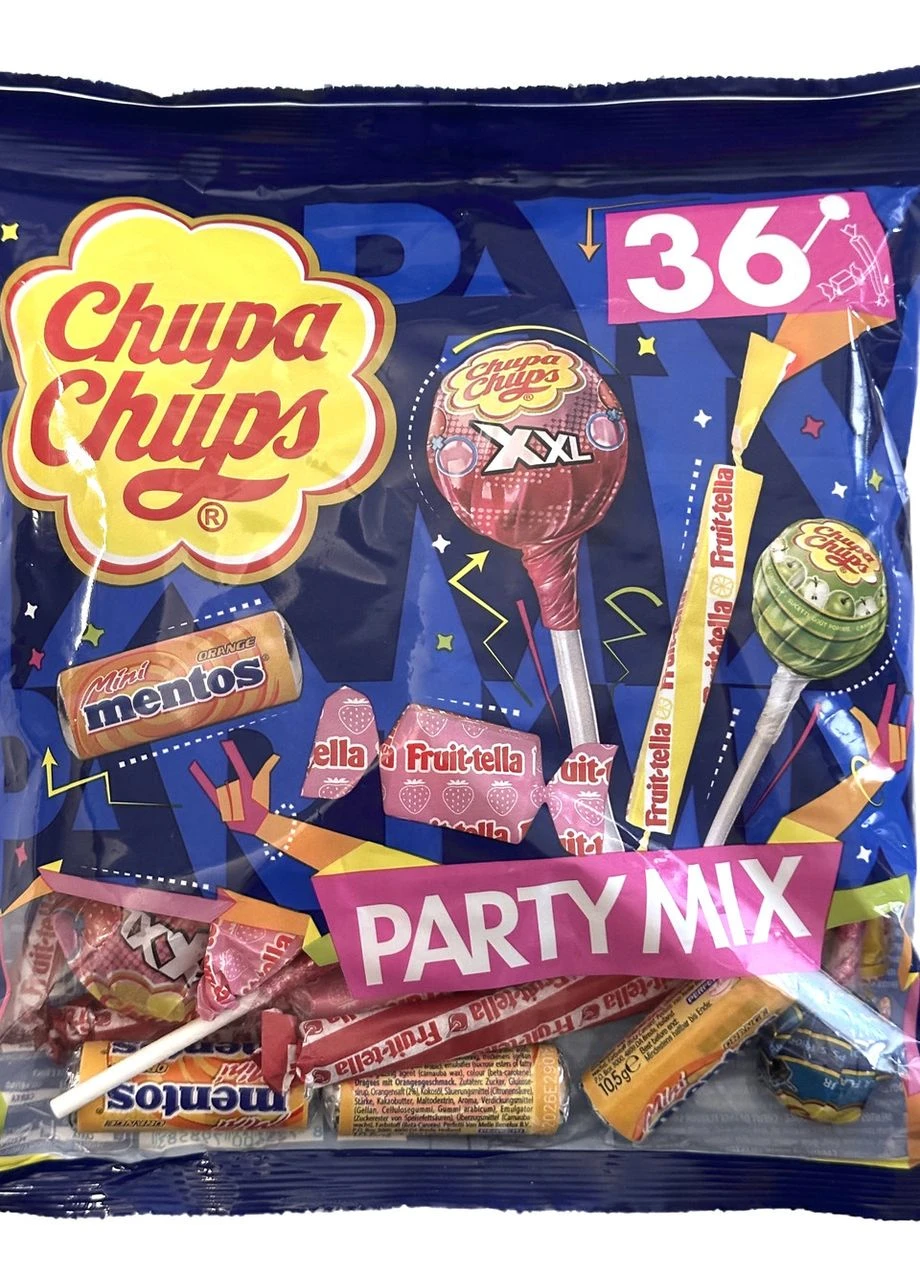 Набір цукерок Party Mix 36 шт 400 г Chupa Chups (397860175)
