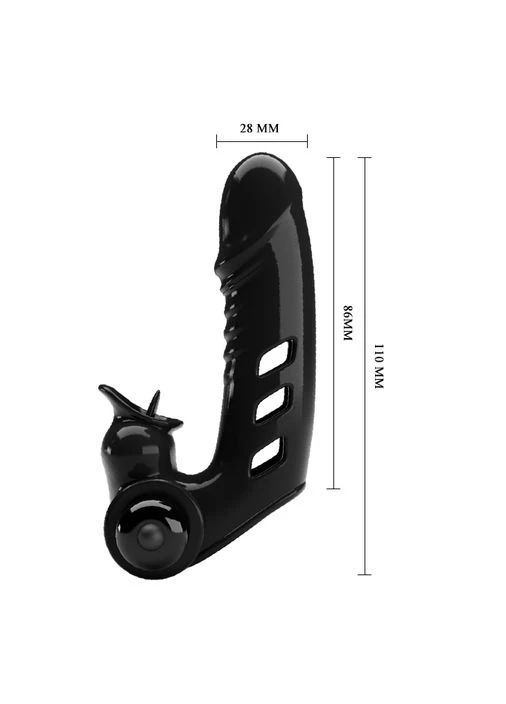 Насадка на палець Corbin Finger Vibrator Black Pretty Love (329152764)