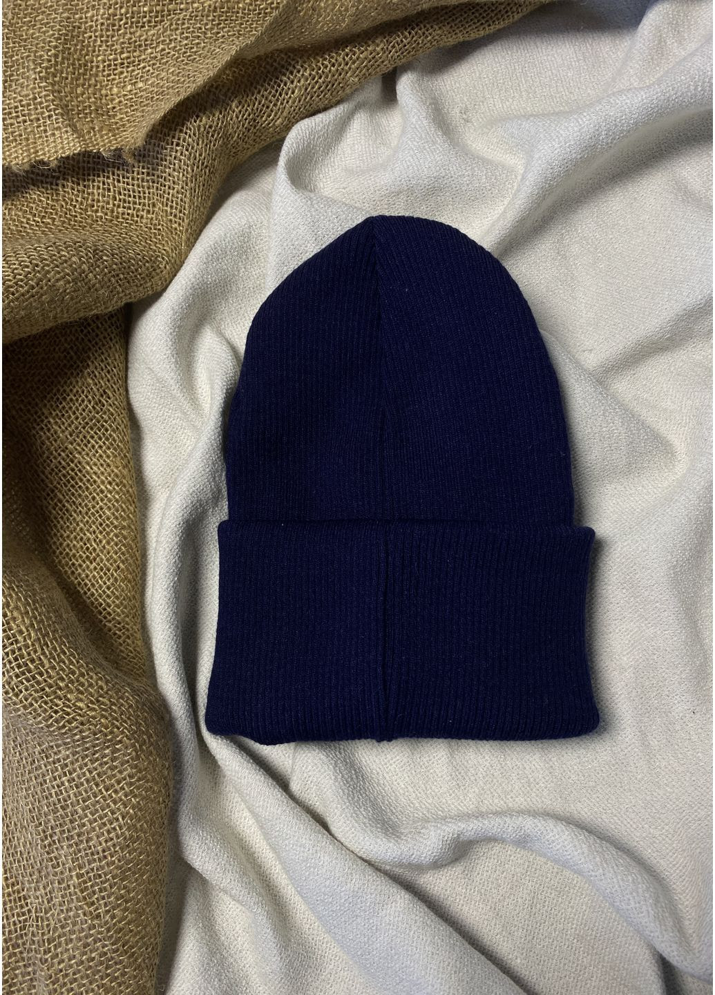 Двухслойная шапка для детей и подростков с отворотом, утеплённая флисом, для холодной осени и зимы Talvi Твіст (370369518)