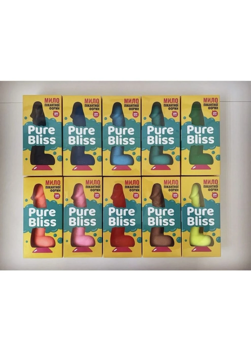 Мыло член на присоске, 15 см Pure Bliss (383112495)