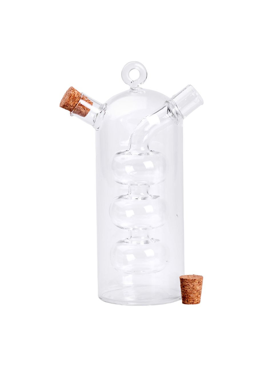 Пляшка для олії та оцту 2 в 1 скляна 400 мл для оливкової, соняшникової олії та оцту HP-34-15 Jooki (358705836)