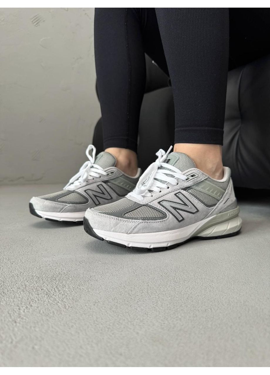 КРОССОВКИ ЖЕНСКИЕ NEW BALANCE 990 V5 GREY НЬЮ БЕЛАНС 990 V5 No Brand серые демисезоны (368868873)