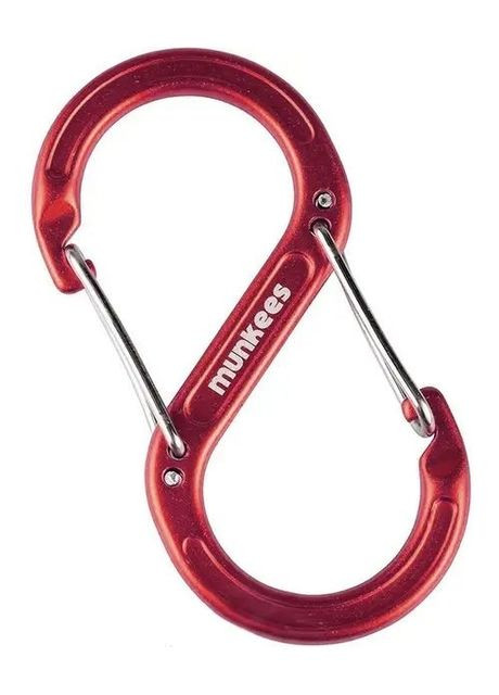 3275 карабін Forged S red (3275-RD) Munkees (315031022)