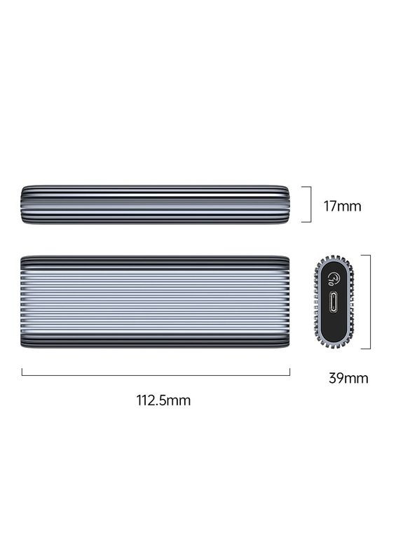 Корпус алюминиевый карман для SSD М2 AM2C3-G2 с поддержкой M.2 NVMe и высокоскоростным подключением Type-C Orico (361292750)