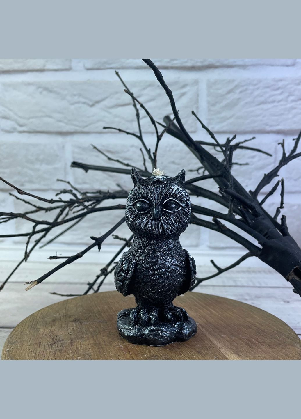 Воскова чорна свічка - Сова 5Candles (322347676)