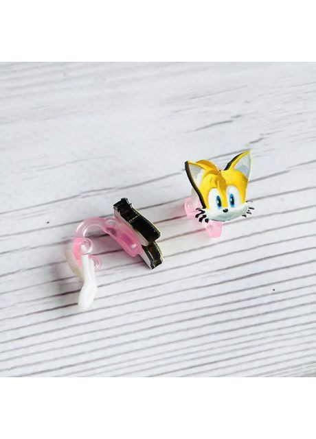 Детские серьги клипсы Тейлз (принт k_044) CASE CONTROL (355389088)