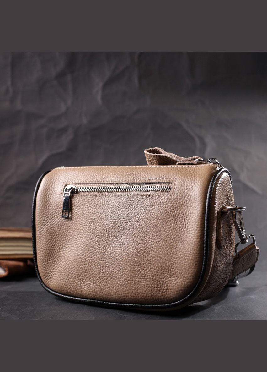 Сумка 14563 з натуральної вінтажної шкіри Коричнева Vintage (329197772)