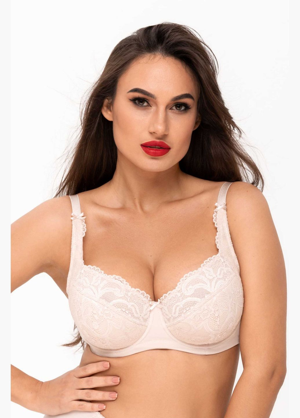 Світло-рожевий бюстгальтер (ущільнені чашки) olga Kalyna