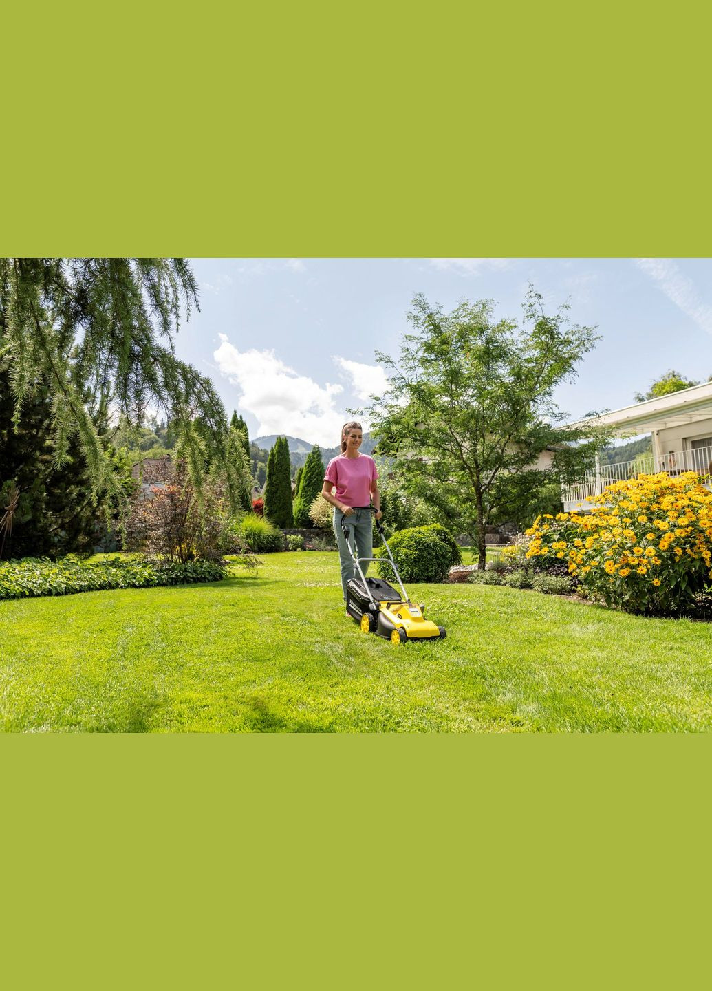 Газонокосилка аккумуляторная LMO 3-18 Battery 18В 34см 25-60мм (без АКБ и ЗУ) KARCHER (330031506)