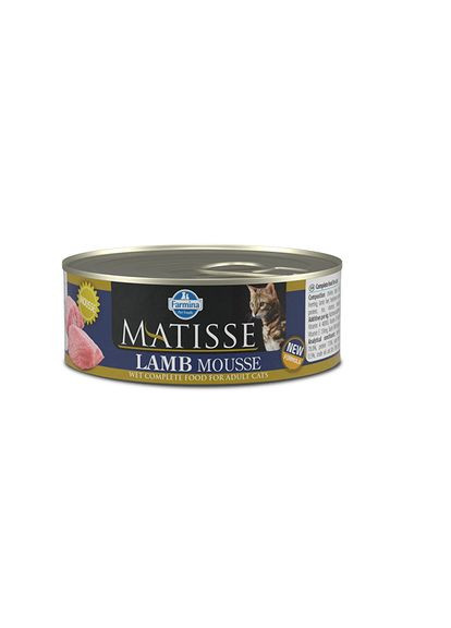 Влажный корм Matisse Cat Mousse Lamb для взрослых кошек, с ягнёнком, 85 г Farmina (336327392)