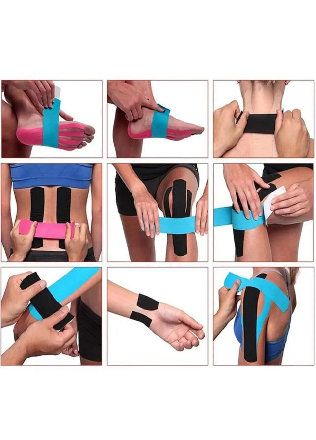 Кінезіо тейп 5 см х 5 м (кінезіологічна стрічка) коричневий No Brand (356116923)