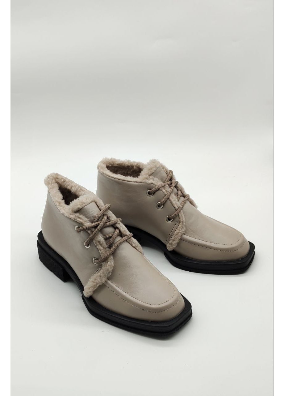 Черевики жіночі зимові з хутром натуральна шкіра (36–40) No Brand Черевики (366340019)
