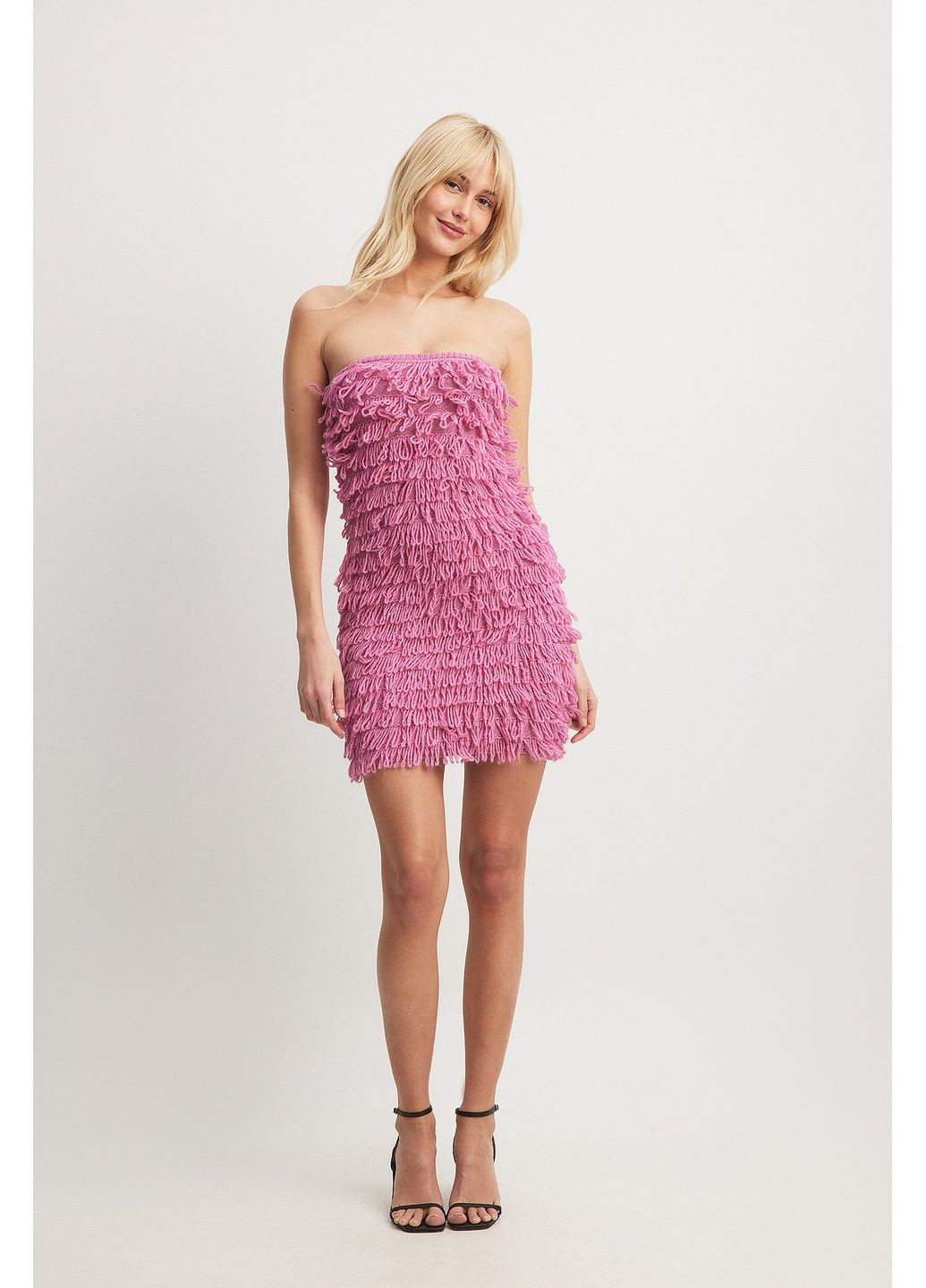 Розовое платье демисезон,розовый, NA-KD