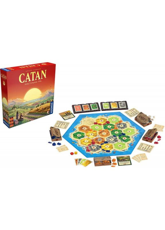 Настільна гра Катан (Catan) (укр) ( ) ROZUM R100UA (370762655)