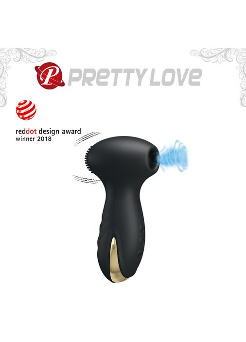 Клиторальный стимулятор Royal Pleasure Hammer Black - CherryLove Pretty Love (329152714)