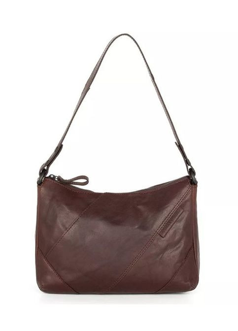 Сумка шкіряна жіноча коричнева вінтажна &SPARROW (Д/Ш/В) 27х10х20 см Spikes (336377783)