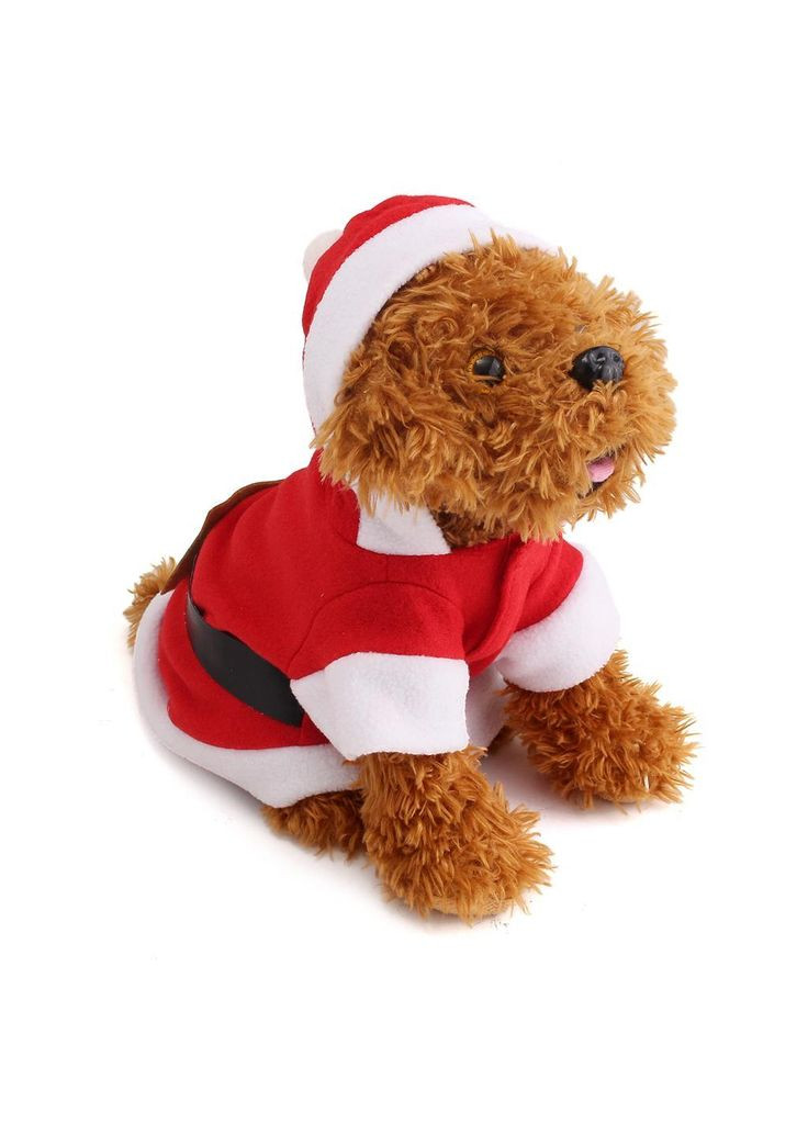 Новогодний костюм для котов и кошек девочек Pet Style "Новогодний" Красный S No Brand - (323236484)