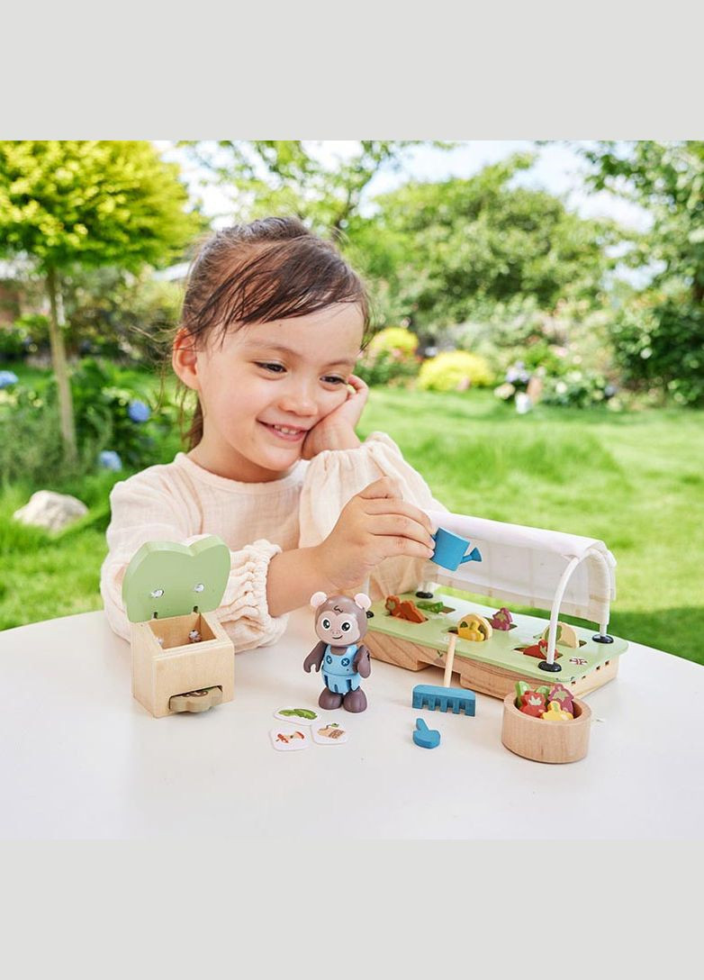 Дерев'яний розвиваючий набір Органічна теплиця E3416 для юних садівників Hape (317450529)