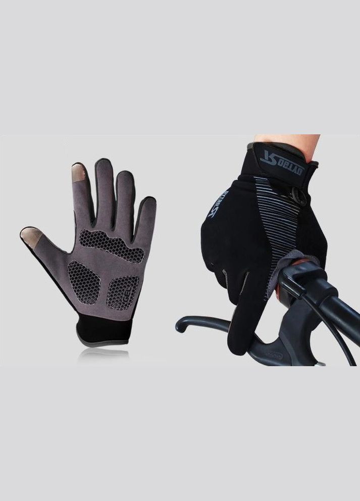 Велоперчатки Rogtyo з гелевими вставками (RH050549) No Brand (330779002)