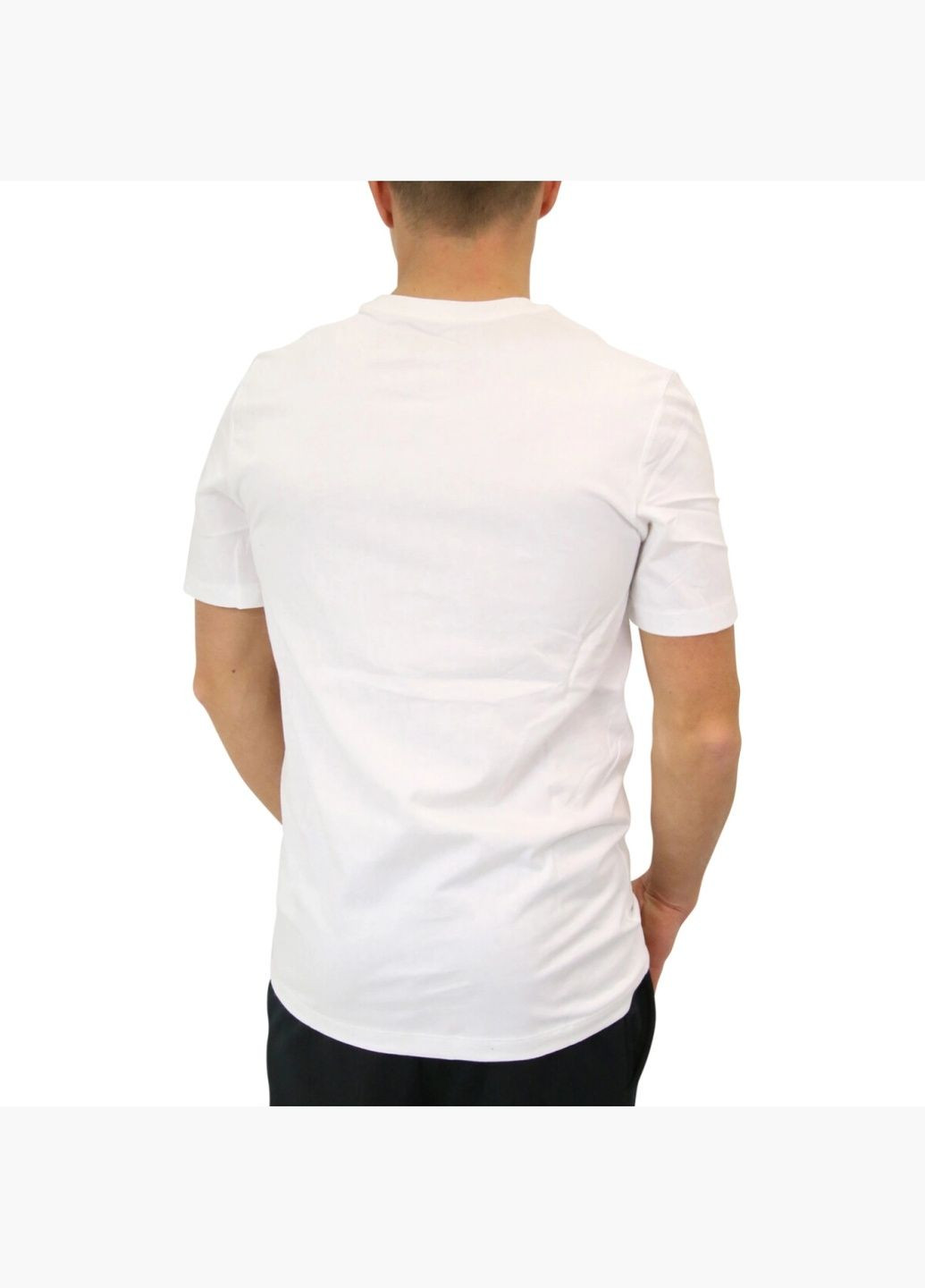 Белая мужская футболка hbr vertical tee white bv0086-100 Air Jordan
