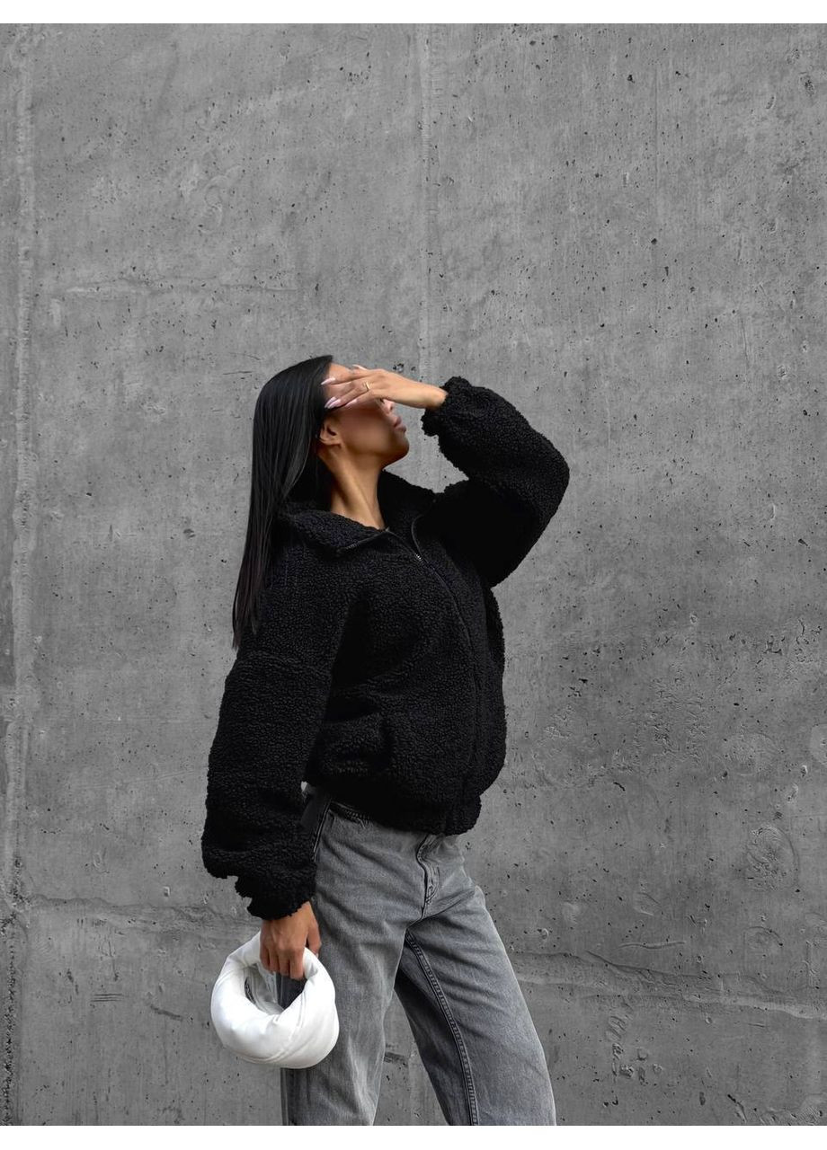 Бомбер хутро баранчик Україна на блискавці (356095541)