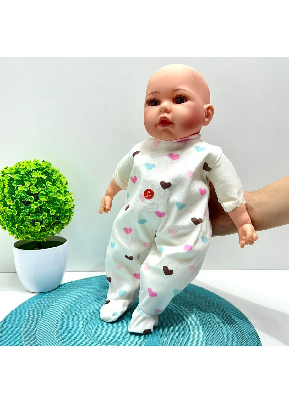 Лялька-пупс м'яконабивна зі звуковими ефектами 3 казки укр мова 39см Вид 3 (M 5921 І UA) No Brand (362205933)