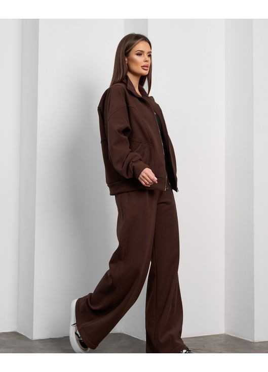 Костюм из утепленной эко-замши на велюре ISSA PLUS (366081961)