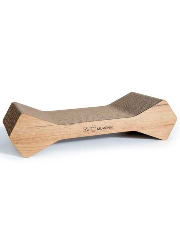 Гофрокартонная коробка-царапка Стелла с МДФ фасадом для кошек Stella 25х53х13 см (210000018444) Lamurchik (327434630)