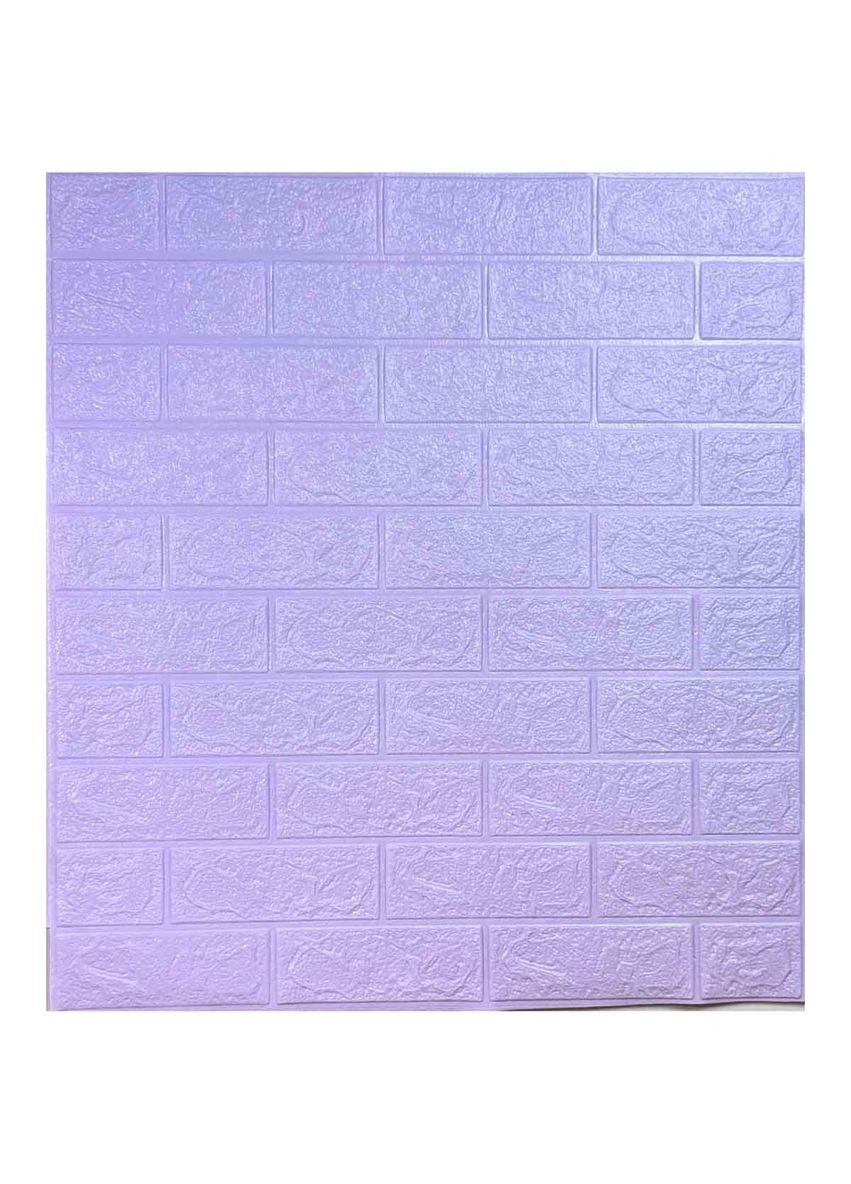 Самоклеюча декоративна 3D панель пурпурна цегла 700x770x3 мм Loft Expert (370855688)