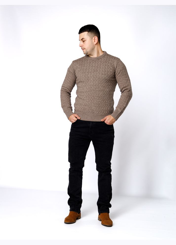 Темно-серые зимние мужские джинсы, утепленные, регуляр цвет темно-серый цб-00233104 Redman