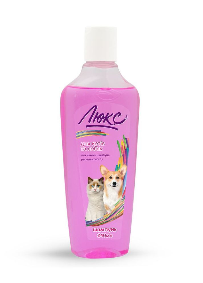 Гигиенический шампунь репеллентного действия Люкс для кошек и собак 240 мл (4823082412716) ProVET (314983800)