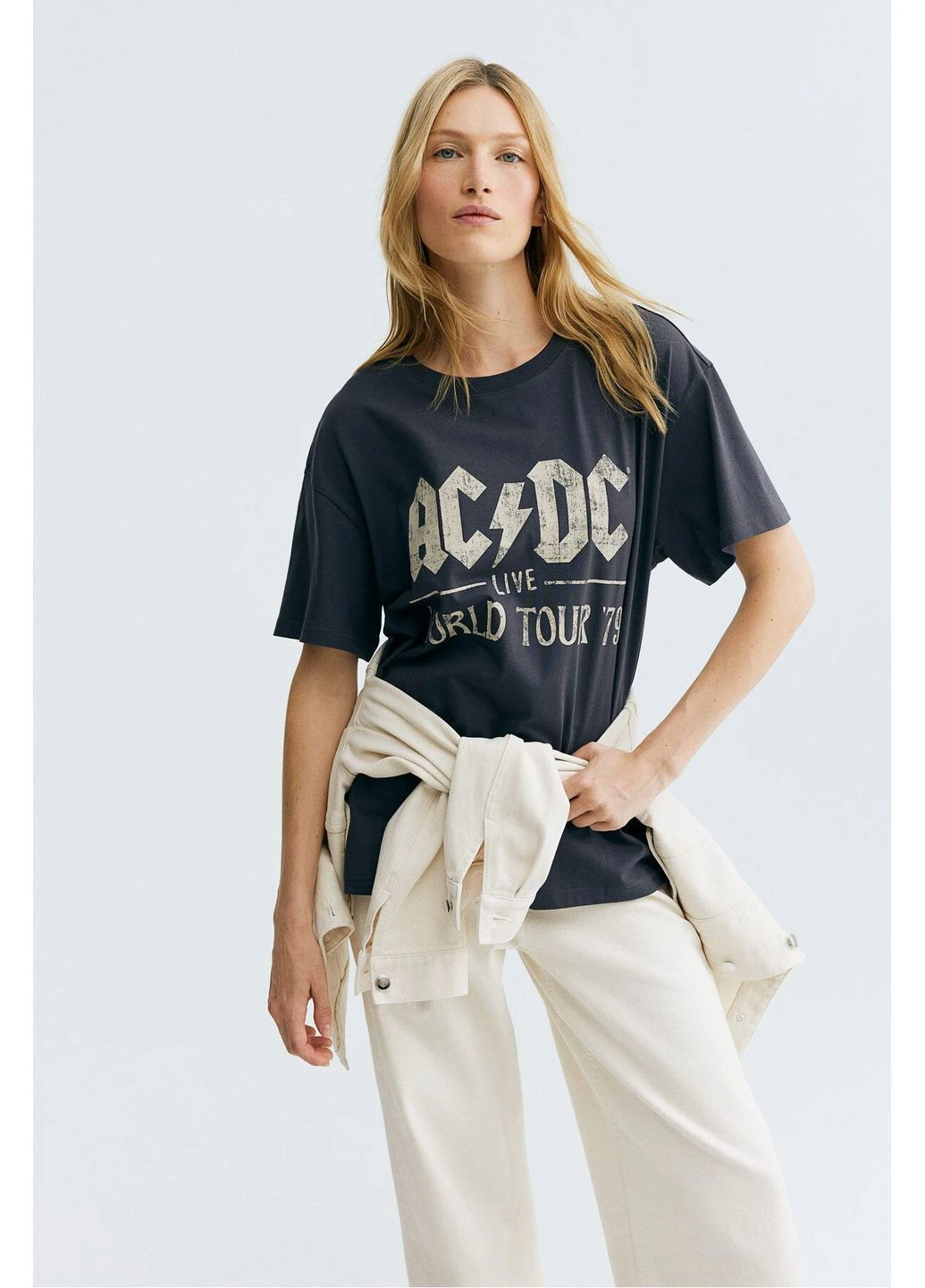Футболка оверсайз H&M - (389154969)